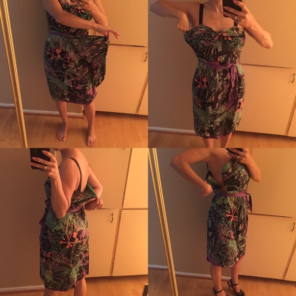 Anthro pologie tropical dress - Picture 7 of 8